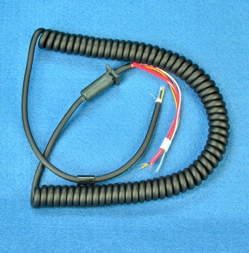 Workman Replacement MIC CORD - 6 wire - 10 Ft Coiled - CB / Ham Radio - Workman MIL10 - Image 1